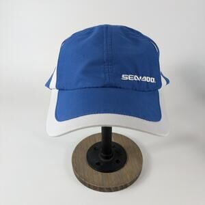 Mens Seadoo Baseball Hat Dad Cap New NWT Summer Water Sports Giftable Blue White